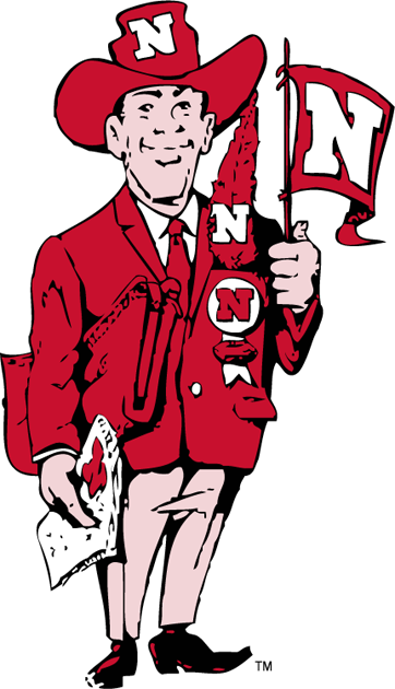 Nebraska Cornhuskers 1962-1973 Mascot Logo t shirts DIY iron ons